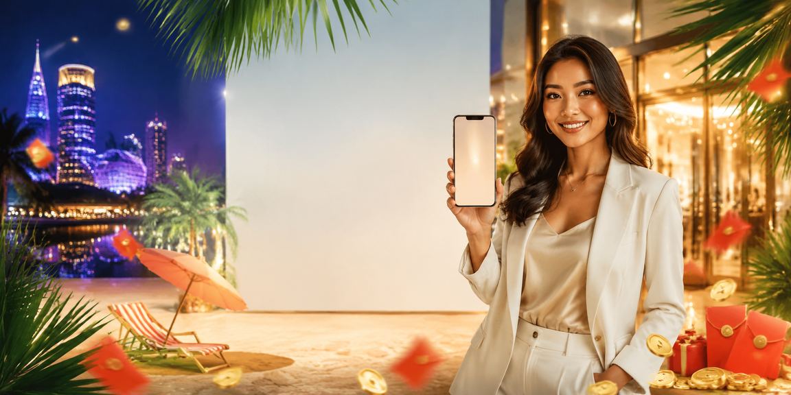 Promosi Bonus Selamat Datang bernuansa pemboleh ubah tahun baru China di bd2